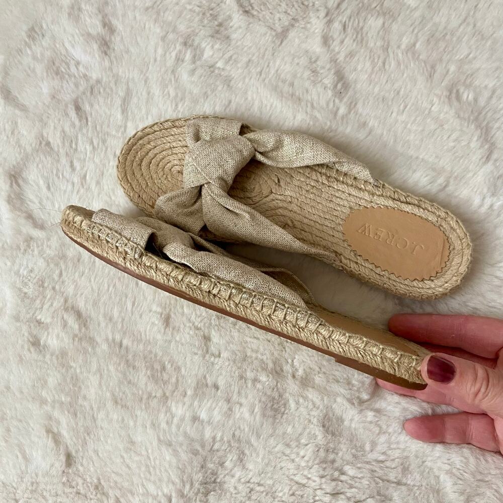 J. Crew METALLIC KNOTTED ESPADRILLES - Picture 7 of 8